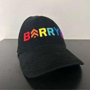 BARRY'S BLACK SUEDE RAINBOW HAT